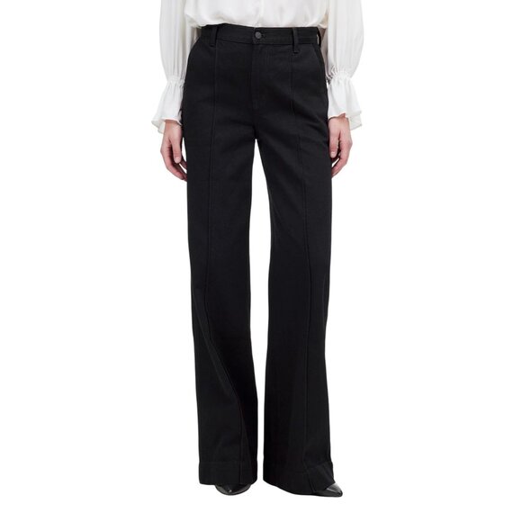 Madewell Pants - Madewell Womens Superwide-Leg Trouser Jeans Size 26 Black NWT Chic Modern